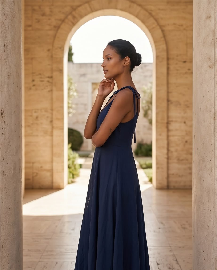 Long Panel Dress